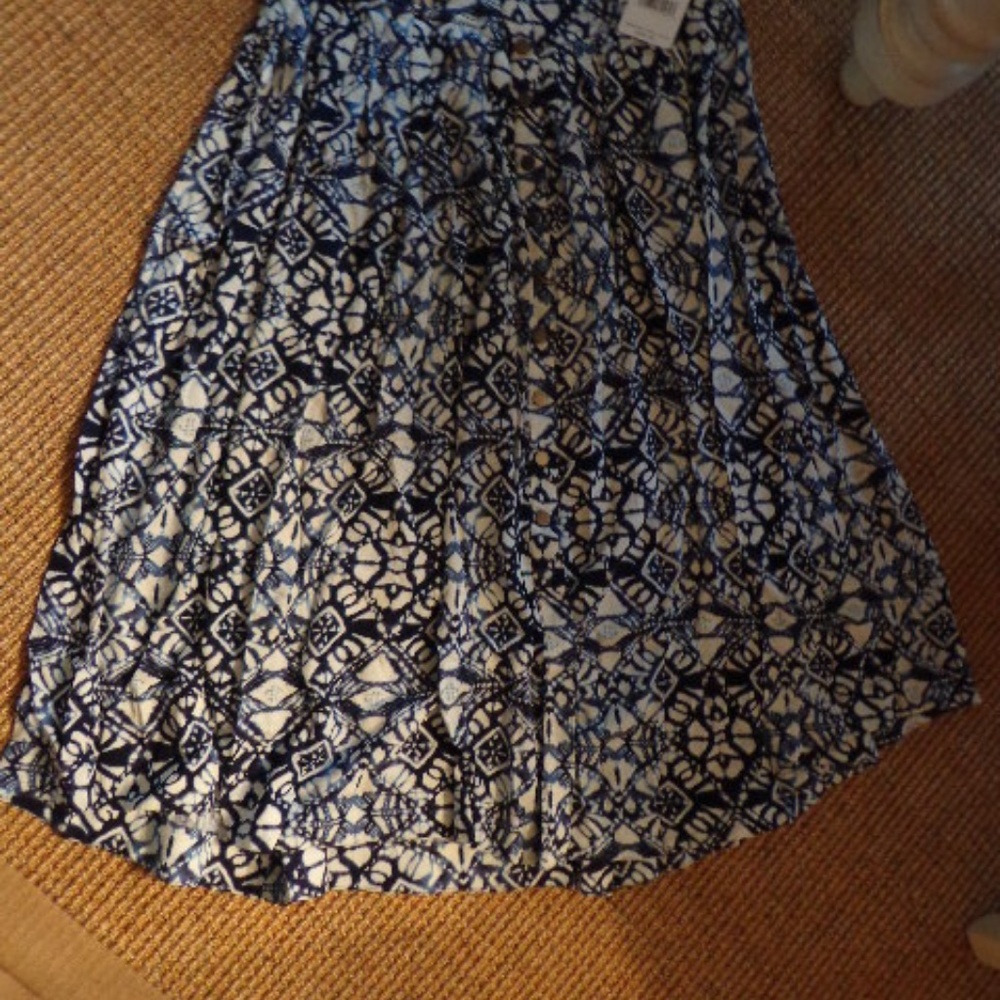 NWT Free People Lover's Dream Midi Skirt Sz 2